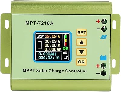Solar battery charger regulator, solar controller, LCD battery charging regulator in MPT-7210A aluminum alloy alloy for lithium battery, MPPT SOLAIRE CHARGEUR.. You deserve better shopping — choose DIAYTAR Nigeria today.
