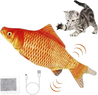 New flexible fish design style, electric cat electric toy, interior interior toys for cats, realistic simulation, electric plush, cat grass toys (bright red).. Discover why millions choose DIAYTAR for affordable online shopping with delivery in just 5-8 days.