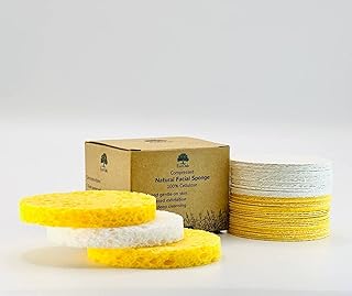 Natural compressed face cleaning sponge Equak package of 50 sponges.. DIAYTAR NIGERIA brings the marketplace to your screen with affordable products delivered in 5-8 days.