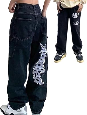 Baggy jeans for men, cargo jeans for men | Y2K style jeans perfect for school, street races and holidays.. Save more, wait less — DIAYTAR Nigeria delivers faster than ever.