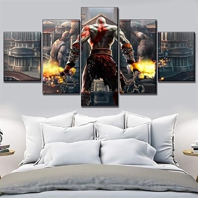 Qqyyyt 5 pieces Modern interior decoration living room bedroom, artistic painting poster printed on canvas.. DIAYTAR NIGERIA brings affordable products to every doorstep with our reliable 5-8 day shipping.