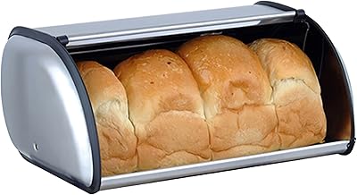 Beauty bread box for kitchen counter in stainless steel box with lid.. DIAYTAR NIGERIA makes quality accessible with low prices and reliable 5-8 day nationwide delivery.