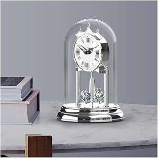 Crystal office clock clocks European rotating table clock American pendulum clock in metal metal decoration modern living room clock clock clock clock clocks.. DIAYTAR NIGERIA delivers affordability and convenience with every purchase, shipped within the week.