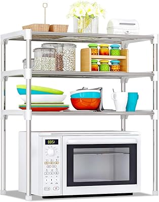 Multifunctional kitchen storage shelf at 3 levels, microwave oven shelf.. Fast delivery is our promise — DIAYTAR Nigeria keeps it real.