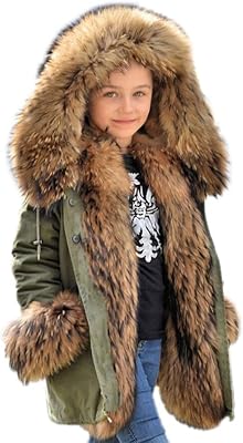 Aox girls unisex winter fake fur coat camouflage hot children thicken jacket.. DIAYTAR Nigeria delivers happiness in 5–8 days, no matter what you buy.