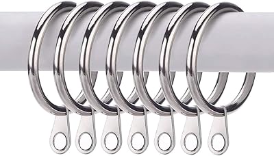 Almekaquz 20pcs 32mm curtain rings, metal curtain hooks, curtain rod rings with fixed eyes, suitable to hang all kinds of curtains.. Nigeria's e-commerce leader delivers unmatched variety and value to your doorstep in just 5-8 days.