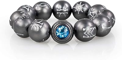 Kimoyo Marvel Black Panther pearl bracelet, blue | Collective film accessory, single size, resin.. DIAYTAR NIGERIA: Where every shopping need is met with affordable prices and timely delivery.