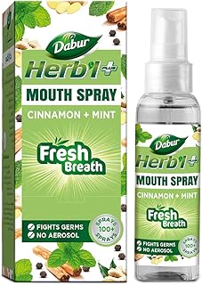 Buccal spray dabur herb'l plus | Enriched with cinnamon and mint | without added sugar, aerosol or ethanol - 10 ml.. Experience the future of shopping with DIAYTAR NIGERIA's extensive selection delivered in just 5-8 days.