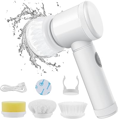 Rechargeable electric rotary cleaner, electric cleaning brush with 3 brush heads, electric cleaning brush suitable for bathroom, walls, tiles, kitchen, kitchen.. Discover why thousands choose DIAYTAR NIGERIA for affordable products delivered in less than a week.