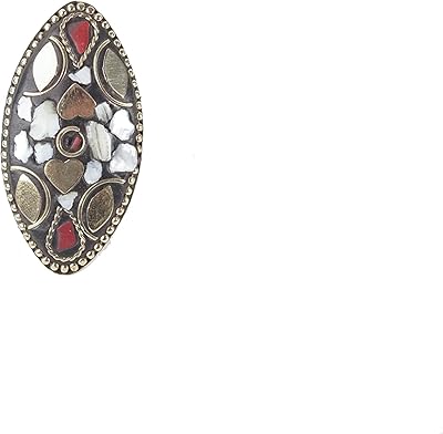 Multicolored gold turk -plated ring dotted with old precious stones for women.. Your home for smart shopping — DIAYTAR Nigeria delivers fast and cheap.