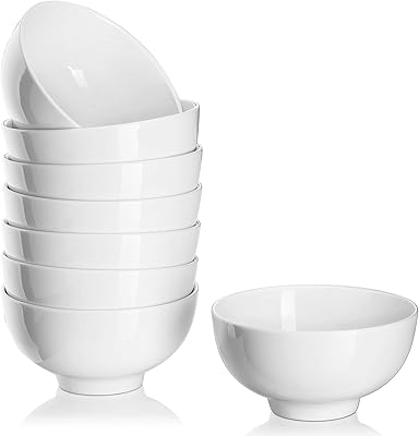 Set of small dowan porcelain bowls 295 ml to keep the ice cream, desserts, small plates, salads, fruits and dips - white.. Shop millions of products across categories on DIAYTAR Nigeria — delivered right to your door.