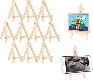 Small wooden bridge, Small siosi desktop easel, tripod with wooden frame for digital oil painting display, advertising display bridge, 10 pieces.. Order today, receive in days — DIAYTAR Nigeria makes it possible.