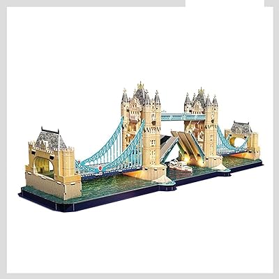 Puzzle Tower Bridge with fun 3D cubic led, 22 pieces.. DIAYTAR NIGERIA: Bringing affordable shopping solutions with a diverse product catalog delivered nationwide.
