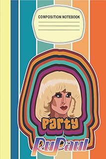 RUPAUL ACTOR MERCH composition notebook: RUPAUL notepad | RUPAUL notebook | Agenda for all occasions, gifts at the office, at home, at school with 6 x 9 inch (114 pages).. DIAYTAR NIGERIA combines affordability with convenience, delivering your purchases within 5-8 days.
