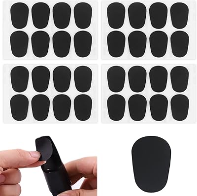 Mouth cushions, 32 Buccal pads for tenor alto saxophone, 0.8 mm thickness, food quality, strong adhesive for clarinet, black.. Shop with purpose and save with DIAYTAR NIGERIA's extensive platform and nationwide delivery service.