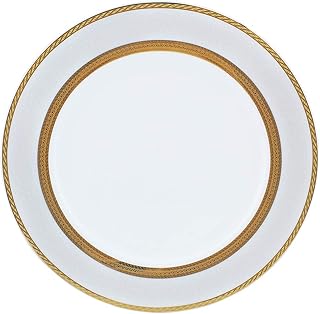 Shallow flat plate in royal porcelain with gilded edge, white, 27 cm, TS-G1-20.. Shop millions of products across categories on DIAYTAR Nigeria — delivered right to your door.