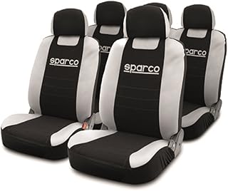 Set of SPC1014 SPARCO seat covers, H33 x L40.4 x D13.8 cm, black/gray.. Experience shopping freedom with DIAYTAR NIGERIA's vast selection and 5-8 day nationwide delivery service.