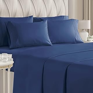Queen size sheet set - 6 rooms - luxury hotel bed sheets - Ultra soft - deep pockets - Easy to install - breathable and cooled - unsightly - comfortable - 6 -rooms queen, royal blue pieces, royal blue, royal blue.. Easy checkout, quick delivery — shop now on DIAYTAR Nigeria.