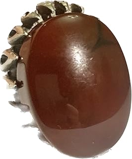 Sterling silver ring for men in Yemeni red agate (red, 10), precious stones, agate.. Experience satisfaction guaranteed with DIAYTAR NIGERIA's comprehensive platform and quick delivery.