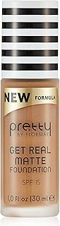Pretty by flormar matte get real foundation - miel 011, 30 ml.. DIAYTAR NIGERIA: Your partner in affordable online retail with reliable shipping across Nigeria.