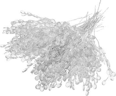 50pcs Branches of artificial crystal buds for wedding house decoration and works.. Why shop anywhere else? DIAYTAR Nigeria has it all and delivers fast.