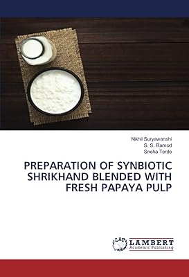 Preparation of synbiotic shrikhand mixed with fresh papaya pulp.. Shop with ease at DIAYTAR NIGERIA and enjoy our extensive product range delivered at affordable rates.
