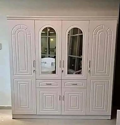 Fournature four -door cabinet for us, furniture height 200 cm, width 200 cm, depth 55 cm, white color f4us8848.. Elevate your shopping experience with DIAYTAR NIGERIA's vast catalog and budget-friendly options.