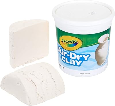 Crayola Air Dry clay, white, 5 lb, interior activities for children at home.. Experience the DIAYTAR difference with our vast product selection and delivery within 5-8 days.