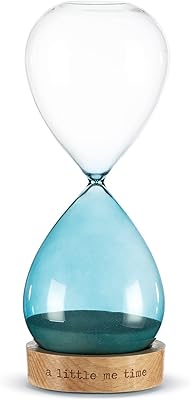 Demdaco a Little Me Time Temporary Office Accessory of 30 minutes Blue Sarcelle 8.5 "x 3" beech, glass and sand.. DIAYTAR Nigeria: Where affordability meets speed and quality.