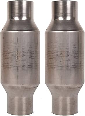 2 pieces universal 2.5 -inch high -cut catalytic converter, Catalytic converter into 2.5 -inch diameter stainless steel, 400 cells (approved by EPA) without O2.. No stress, no delays — DIAYTAR Nigeria is your trusted shopping partner.