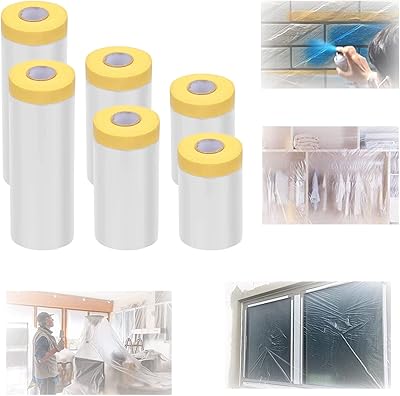 Pre-Adhesive film, ribbon and car paint curtain Alekdon, matching masking paper, fabric tape for paint cover, pack of 6, 3 sizes.. Experience the power of choice with DIAYTAR NIGERIA's vast catalog and affordable 5-8 day delivery.