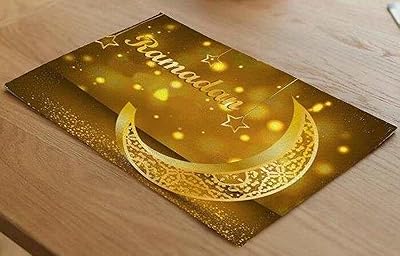 Ramadan 6 -piece tablecloths to decorate the Ramadan and Eid table.. Nigeria's favorite online shopping platform, DIAYTAR offers unbeatable prices and delivery within a week.