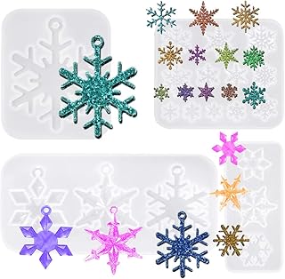 Package of 4 molds in silicone resin for fine snow molding epoxy Christmas the manufacture.. DIAYTAR NIGERIA: Connecting every Nigerian with quality products at prices everyone can afford.