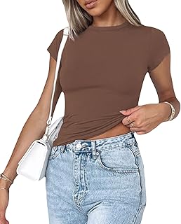 Basic T-shirt with short sleeves for women's adjusted female y2k for summer to go out and do.. Nigeria's most loved e-commerce platform delivers affordable shopping solutions to your doorstep.
