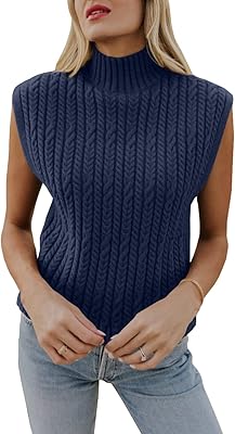 Light twisted sweater for women, rising collar, sleeveless ribbed sweater, tank top, Kintwear sweater.. DIAYTAR NIGERIA: Making online shopping accessible with affordable prices and nationwide delivery service.