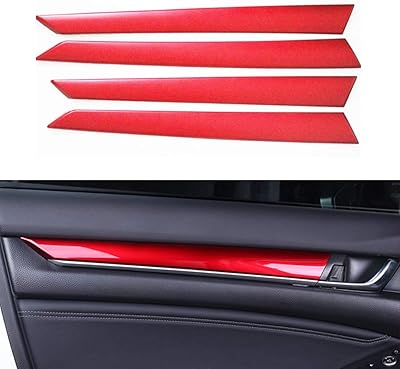 4 rooms fit red accessories car door panel.. Your digital shopping destination, DIAYTAR NIGERIA combines variety with affordability and quick delivery.