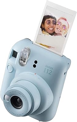 Instantaneous camera Fujifilm Instax Mini 12 - Pastel blue + 1 pack.. DIAYTAR NIGERIA: Where shopping dreams become reality with affordable prices and prompt shipping.