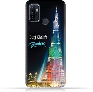 Mobile Mobile Polyurethane Resistant AMC Design for Oppo A53 with Burj Khalifa light pattern.. DIAYTAR NIGERIA: Nigeria's answer to affordable online shopping with reliable 5-8 day delivery guarantee.