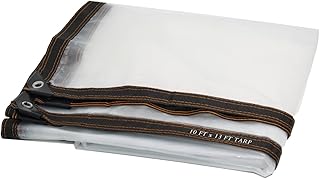Waterable transparent plastic cover Wowled 10 feet x 13 feet.. DIAYTAR NIGERIA brings the market to your fingertips with affordable prices and swift delivery services.