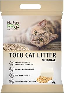 Cat litter nurture pro original tofu (washable and lasts 4 weeks) - 6 liters.. Enjoy low prices, wide selections, and reliable delivery with DIAYTAR Nigeria.