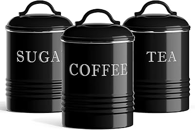 Sets of black kitchen table barnyard designs, vintage kitchen boxes, rustic kitchen decoration, coffee farm, tea and sugar decoration, metal, metal.. Your daily needs delivered to your door — DIAYTAR Nigeria style.