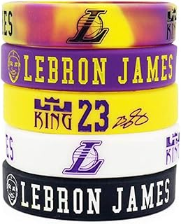 Basketball lebron james image bracelet n ° 23 silicone sports bracelet word inspiration