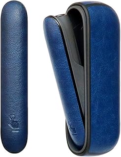 Goodrun protective leather protection cover of high quality polyurethane against dust and scratches for iqos 3.0/iqos 3 duo (blue).. DIAYTAR NIGERIA combines affordability with convenience, delivering your purchases within 5-8 days.
