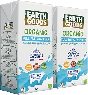 Organic organic milk Earth Goods, package of 2 (2 x 1 liter).. Everything you need is just a click away with DIAYTAR Nigeria — shop now and receive your order in days.