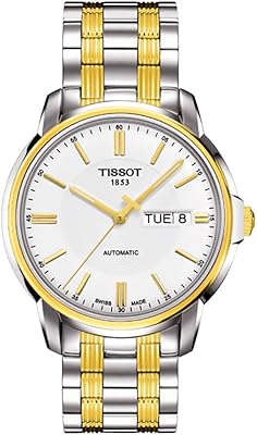 Tissot T-Classic Automatic III watch for an analog men's white darling.. Enjoy the simplicity of shopping with DIAYTAR NIGERIA, offering vast choices delivered in just 5-8 days.