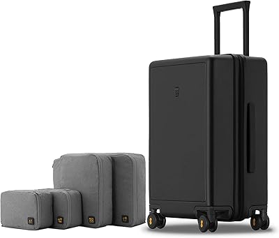 Light portable portable travel bag with elegant matt design, 100 % polycarbonate, Approved TSA, with 8 casters, black, 54 x 23.5 x 37 cm, 40 l, travel bag.. Say hello to Nigeria’s fastest-growing e-commerce site — DIAYTAR Nigeria.