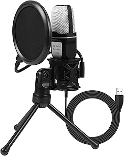 USB RVB CONDANSTER MICROPHONE CONSEMBLY RGB, Laptop, Mobile, PC for Diffusion and Audio Streaming Recording with USB, Antideflagrante, Tripod Support (Black A).. Shop confidently with Nigeria's most trusted e-commerce platform, offering swift and affordable delivery.