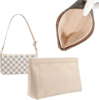 Organizer of bag for louis vuitton bag with large lining, compatible with the bag of pouchette accessories, interior bag 3039 - beige.. DIAYTAR NIGERIA brings the joy of affordable shopping to your fingertips with delivery in less than 8 days.