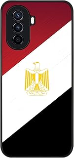 Elegant rigid shell with black edges for Huawei Nova Y70, flexible and fine shell with flexible rubber edges TPU Anti -fall - Egypt flag.. Join the movement — fast, affordable shopping only at DIAYTAR Nigeria.