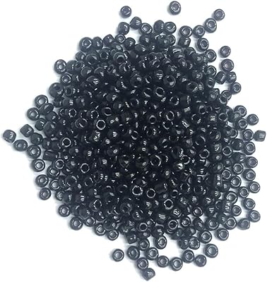 100 g round black glass pearls 8/0 (2.8 ~ 3.2 mm, hole: 1.0 mm).. DIAYTAR NIGERIA: Where value meets variety with reliable nationwide delivery in under 8 days.